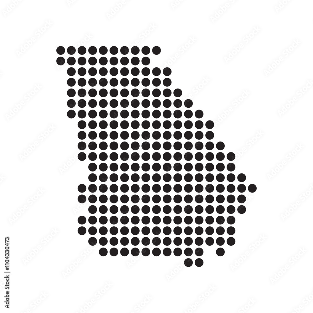 Georgia Map Icon Georgia Map Icon