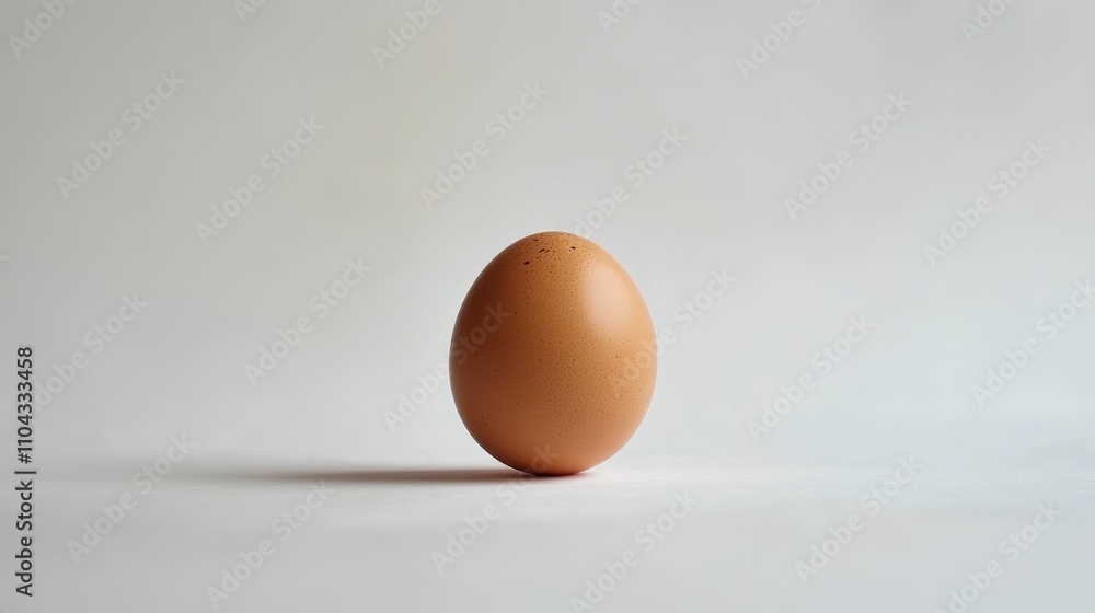 a brown egg sitting on top of a white table The egg is the main focus of the image, with the white background providing a stark contrast to the egg's color a brown egg sitting on top of a white table The egg is the main focus of the image, with the white background providing a stark contrast to the egg's color