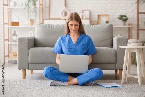 Female medical intern study...