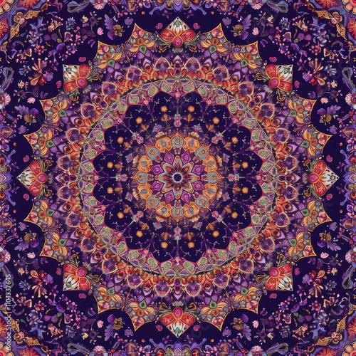 Boho Jewel Mandala Pattern