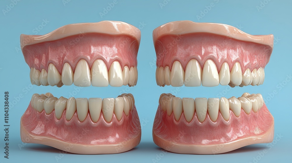 Detailed 3D Model of Human Teeth and Gums for Dental Education and Visual Study Detailed 3D Model of Human Teeth and Gums for Dental Education and Visual Study