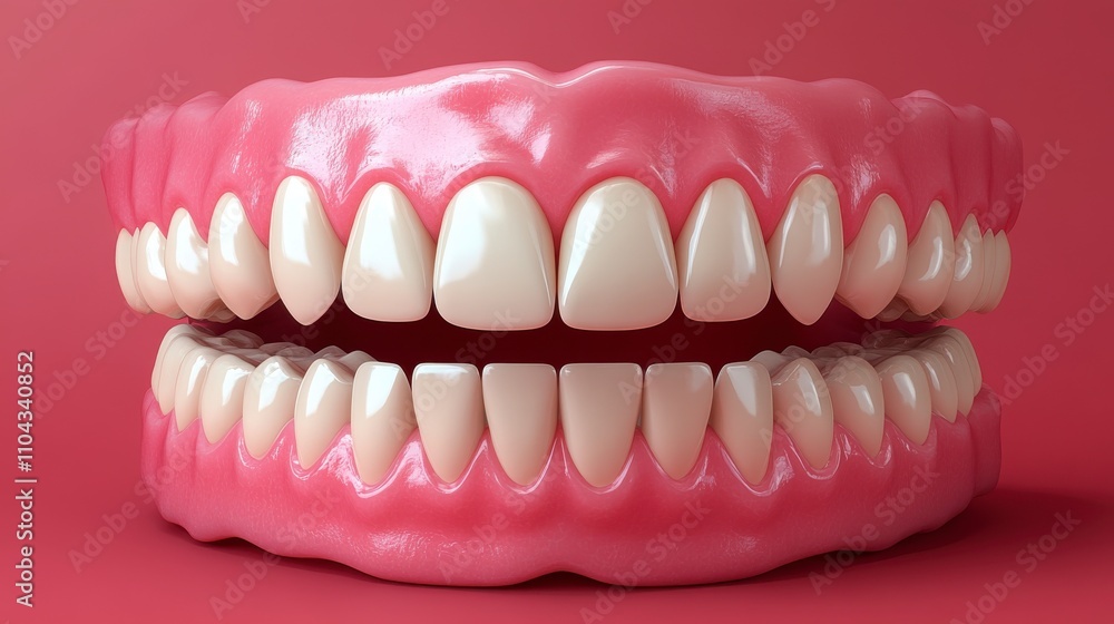 Detailed Human Teeth Image: A Realistic Representation of Healthy Oral Anatomy for Dental Education and Awareness