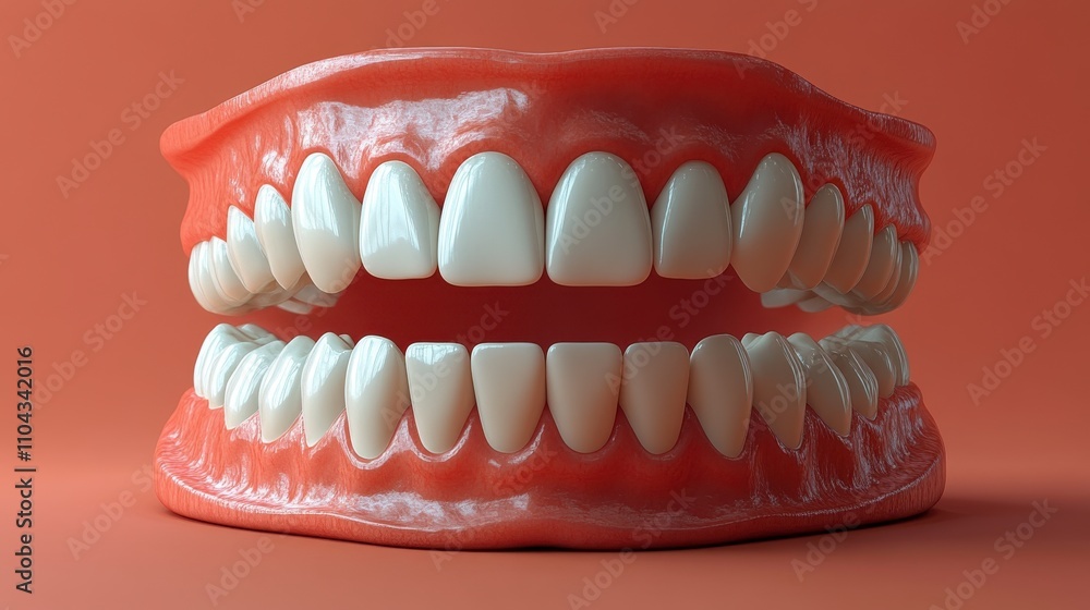 Detailed 3D Model of Human Teeth and Jaw Structure: A Comprehensive Dental Anatomy Visual Aid. Detailed 3D Model of Human Teeth and Jaw Structure: A Comprehensive Dental Anatomy Visual Aid.