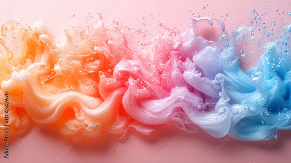 Mesmerizing Liquid Color Transitions: A Stunning Abstract Artpiece Mesmerizing Liquid Color Transitions: A Stunning Abstract Artpiece