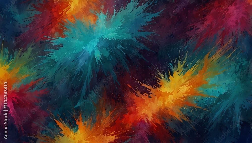 Brushed-painted abstract background in vibrant colors. Brushed-painted abstract background in vibrant colors.