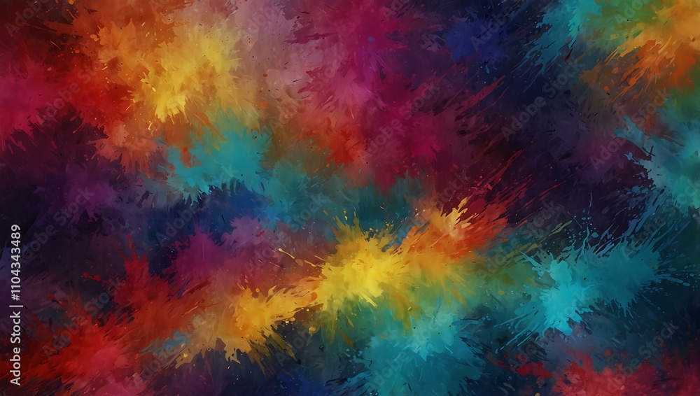 Brushed-painted abstract background with vibrant colors. Brushed-painted abstract background with vibrant colors.