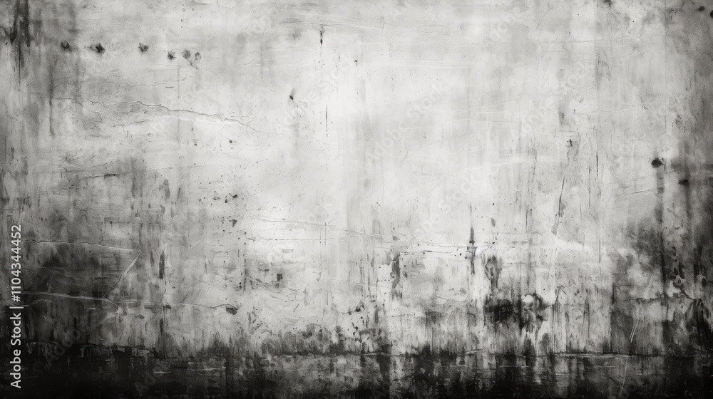 Obraz premium OLD GRUNGE NEWS BACKGROUND, BLACK AND WHITE GRUNGY PAPER TEXTURE, VINTAGE NEWSPRINT DESIGN, SCRATCHED POSTER TEMPLATE, DARK RETRO PAPERS BACKDROP