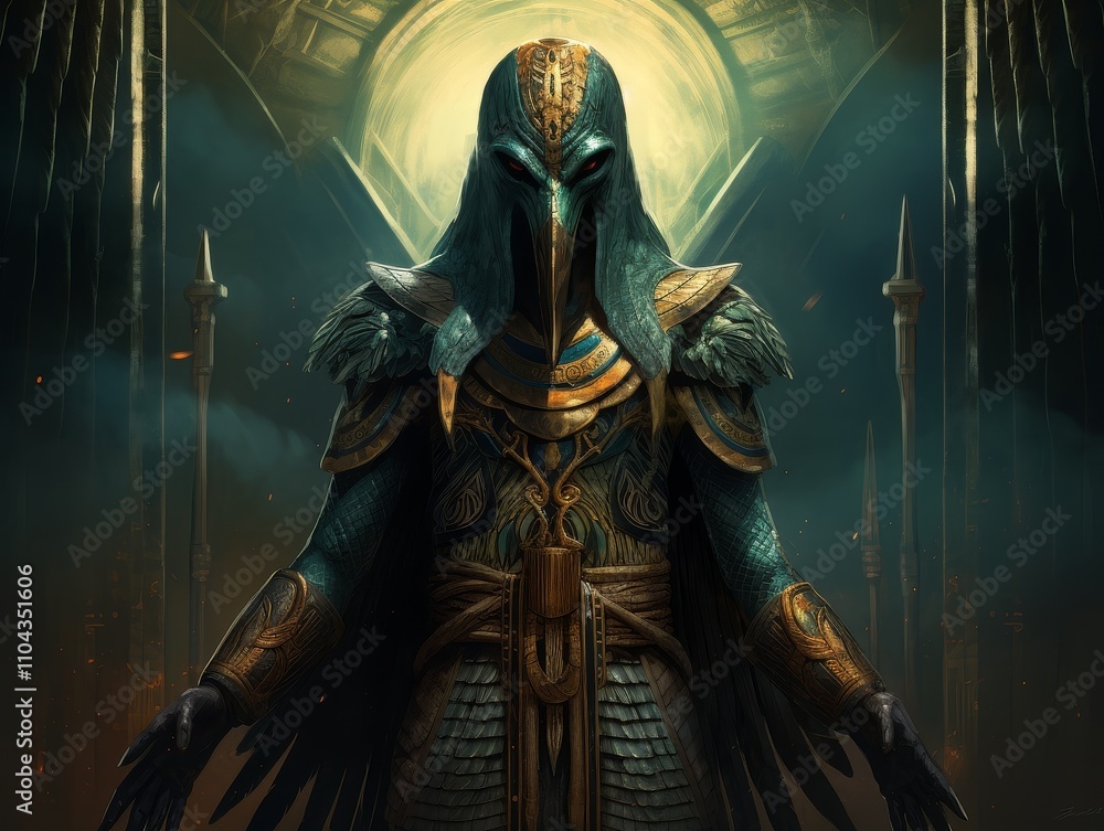 Obraz premium Mythological Deity: Horus