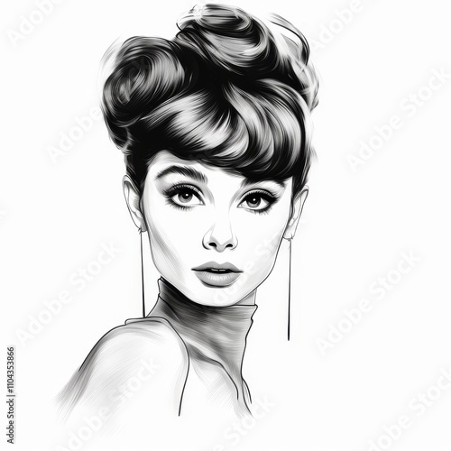 Hepburn's Iconic Tattoo Art