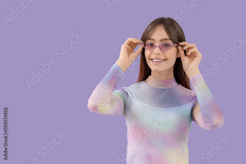 Fashionable young woman in ...