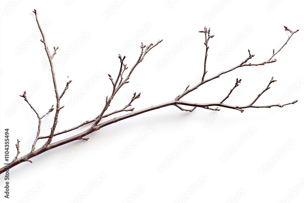 Dry branches, twigs isolated on white background Dry branches, twigs isolated on white background