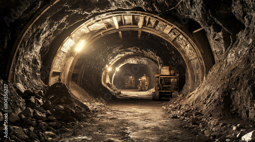 Longwall miners (used for cutting large panels of coal from the wall),
 photo