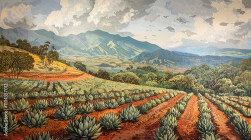 Agave Fields for Tequila