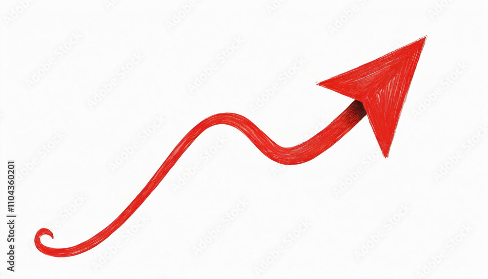 red arrow pointing up red arrow pointing up