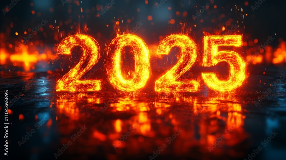 Happy New Year celebration template with golden and black colors background Happy New Year celebration template with golden and black colors background