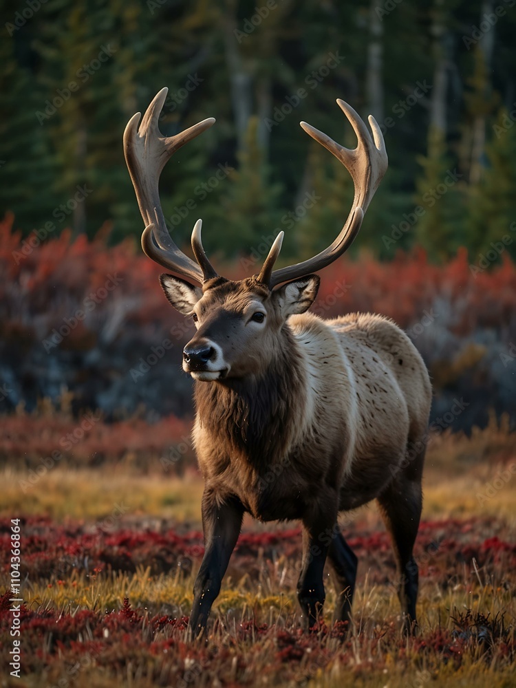 Fototapeta premium Caribou buck.