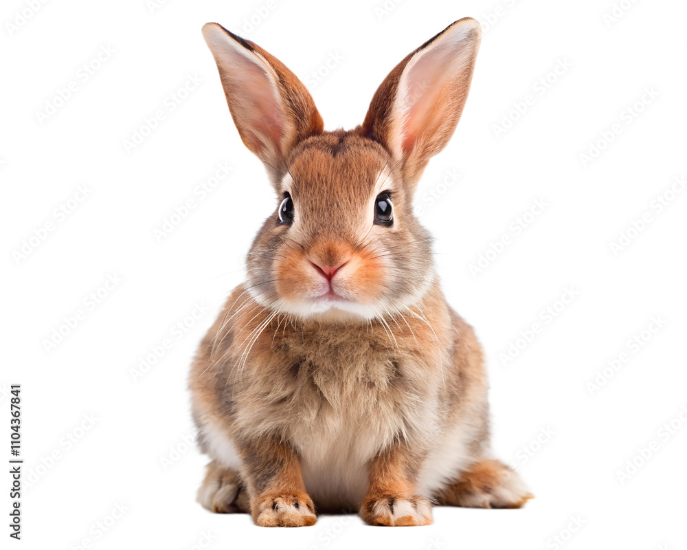 Obraz premium rabbit isolated on white background