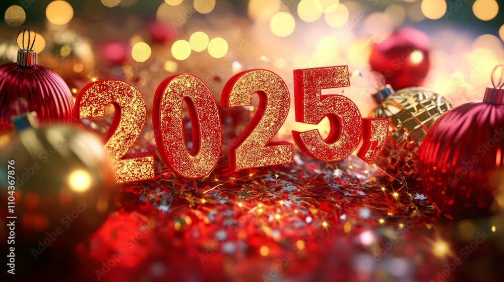 Happy New Year celebration template with golden and black colors background Happy New Year celebration template with golden and black colors background