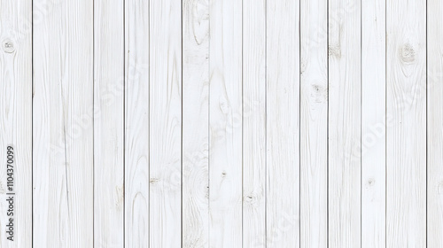 White painted wooden plank background with vertical lines and rustic texture