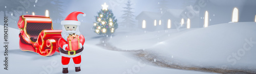 Santa Claus on Christmas Ev...