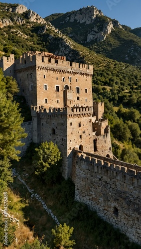 Castello Pandone in Venafro, Isernia, Molise, Italy. photo