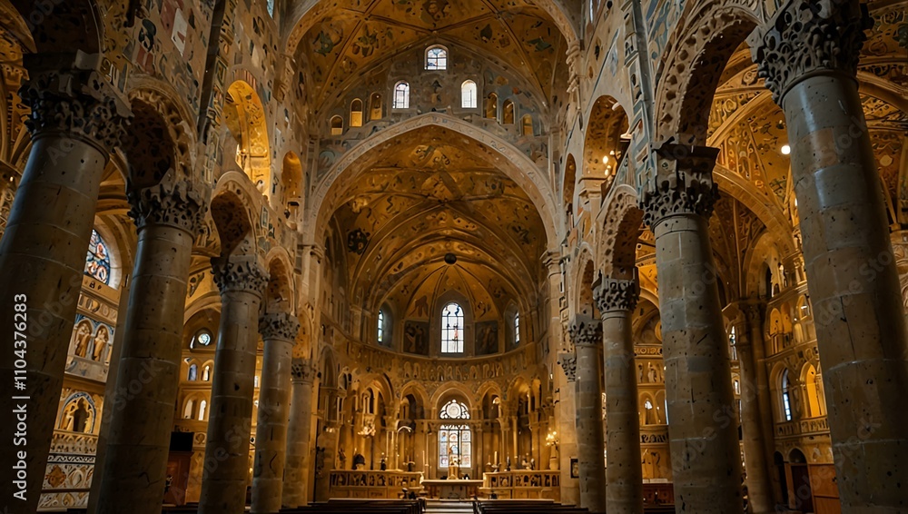 Cathedral of Monreale in Palermo, Sicily. Cathedral of Monreale in Palermo, Sicily.
