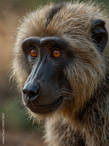 Wallpaper Mural Chacma baboon photographed in South Africa. Torontodigital.ca