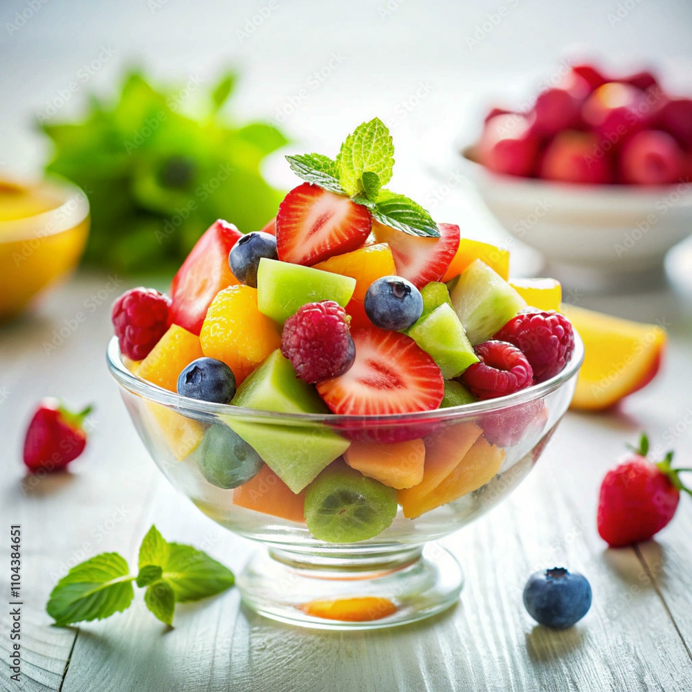 fruit salad in a bowl fruit salad in a bowl