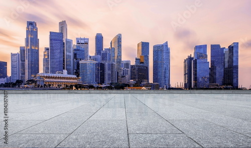 city skyline building light landscape outdoor park travel cityscape road street