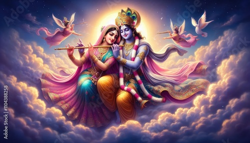 Radha and Krishna