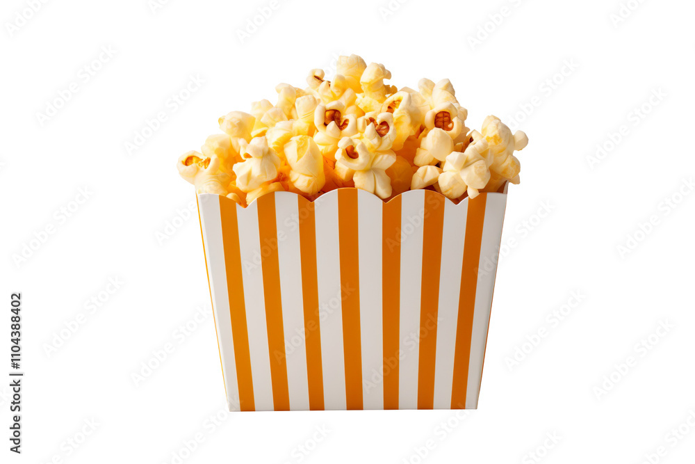 box of popcorn isolated on transparent background box of popcorn isolated on transparent background
