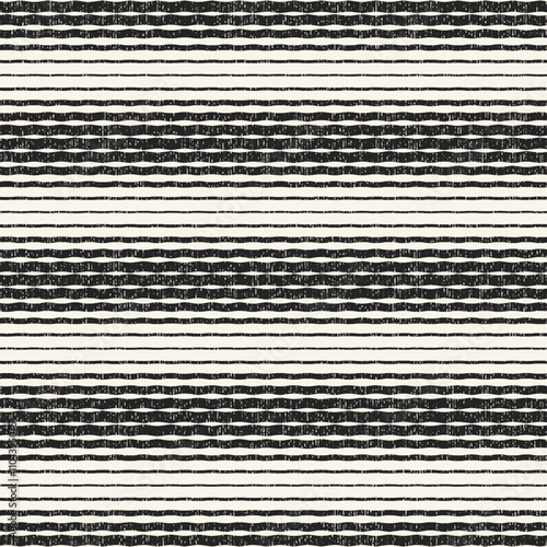 Monochrome Grain Broken Stripe Pattern