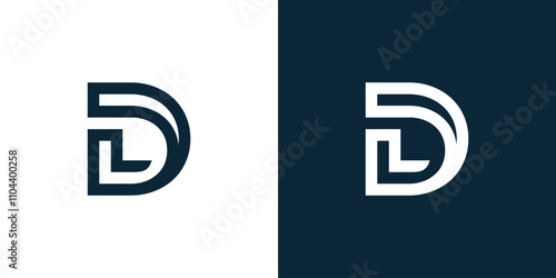 Abstract Letter D Logo Design Template