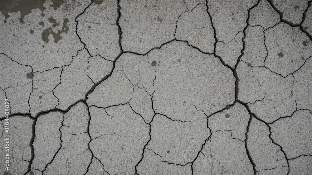 Cracked and weathered concrete surface with layers of dirt and grime, dirt Cracked and weathered concrete surface with layers of dirt and grime, dirt