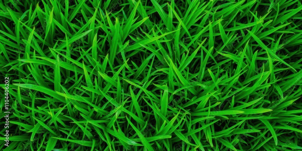 Lush green grass texture background with vibrant blades of grass, surface Lush green grass texture background with vibrant blades of grass, surface
