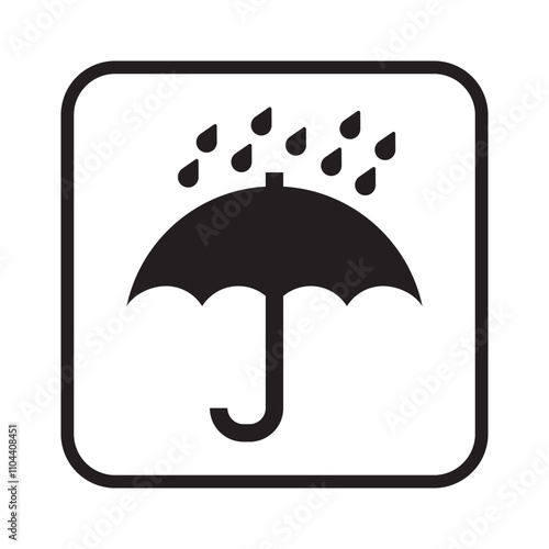 Keep dry symbol icon