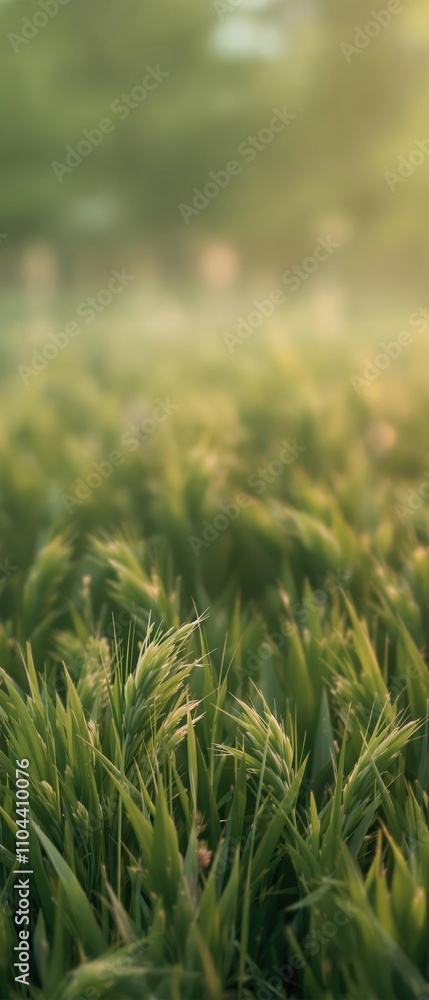 Lush green background with tall grass swaying in the wind, verdant fields, blades of grass, outdoor scenery, natural landscape Lush green background with tall grass swaying in the wind, verdant fields, blades of grass, outdoor scenery, natural landscape