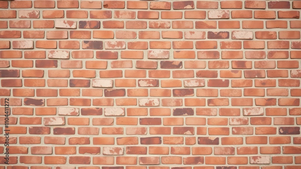 Rough red brick wall texture with grunge effect, perfect for backgrounds and architectural design projects, vintage Rough red brick wall texture with grunge effect, perfect for backgrounds and architectural design projects, vintage
