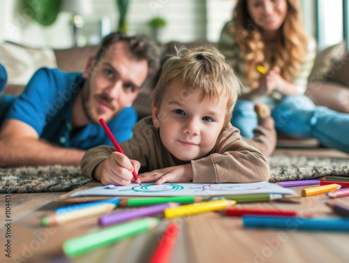Wallpaper Mural People enjoying a shared activity, family bonding time. Torontodigital.ca