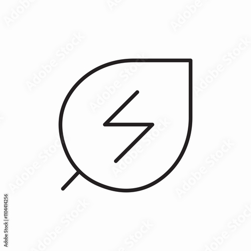 eco energy icon sign vector