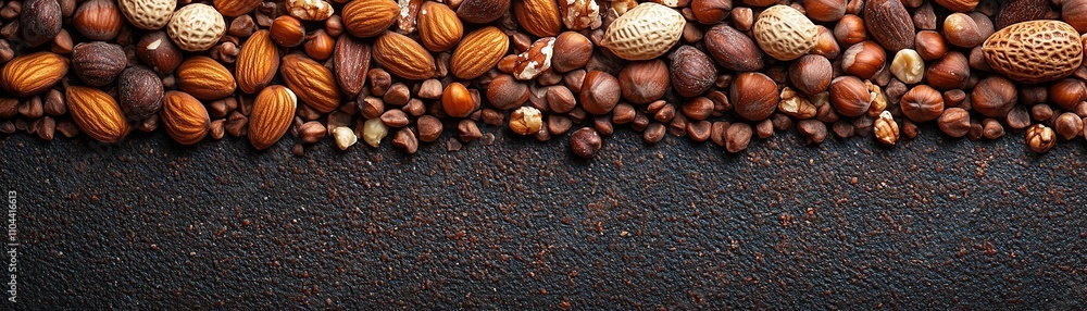 Healthy nuts and seeds mix kitchen counter food photography natural lighting close-up view nutritional benefits Healthy nuts and seeds mix kitchen counter food photography natural lighting close-up view nutritional benefits