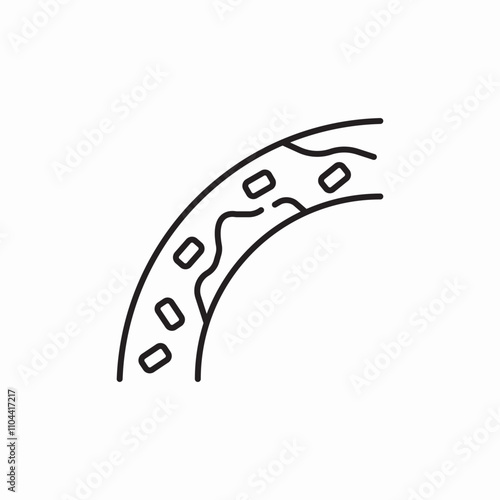 vein thrombosis icon sign vector