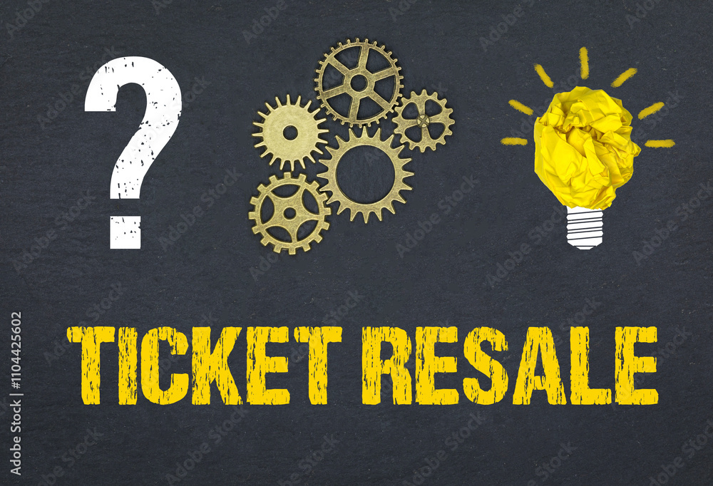 Obraz premium Ticket Resale