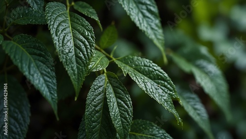 Wallpaper Mural Close-up of green leaves. Torontodigital.ca