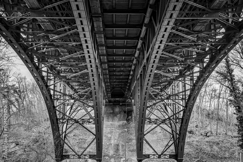 Stahl-Fachwerkbrücke, Berlin photo