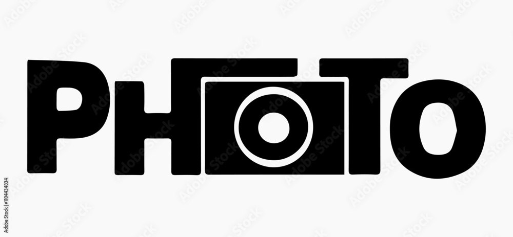 Photo Typography Design, for heading Text or logo Photo Typography Design, for heading Text or logo