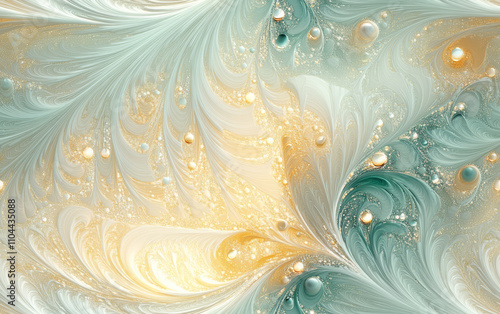 Green fashion art background
