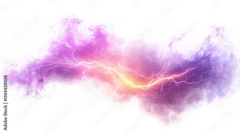 Colorful abstract design featuring vibrant lightning bolts through a misty backdrop, Ideal for themes involving energy, creativity, or technology in marketing, art, and digital media projects, Colorful abstract design featuring vibrant lightning bolts through a misty backdrop, Ideal for themes involving energy, creativity, or technology in marketing, art, and digital media projects,