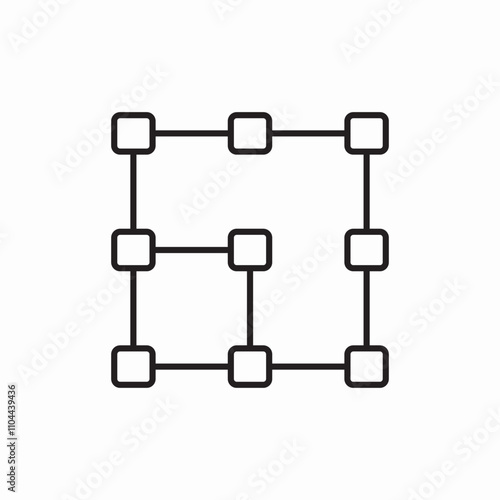 object size tools icon sign vector