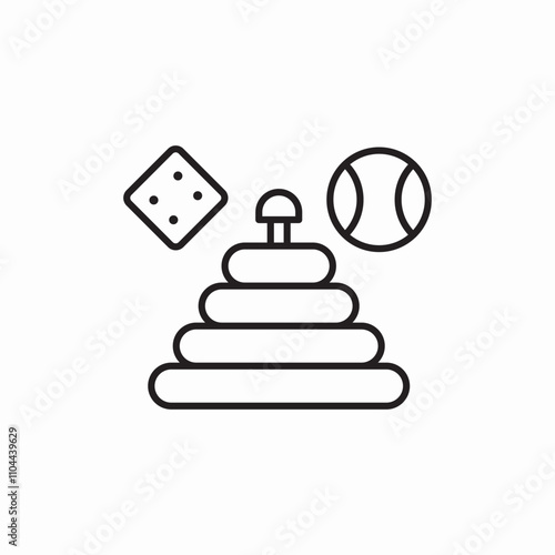 play toys icon sign vector
